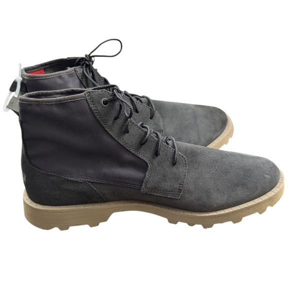 Sorel | Men's Waterproof Suede Caribou Outdoor Chukka  Boots | Gray | Size 14 - Picture 6 of 9